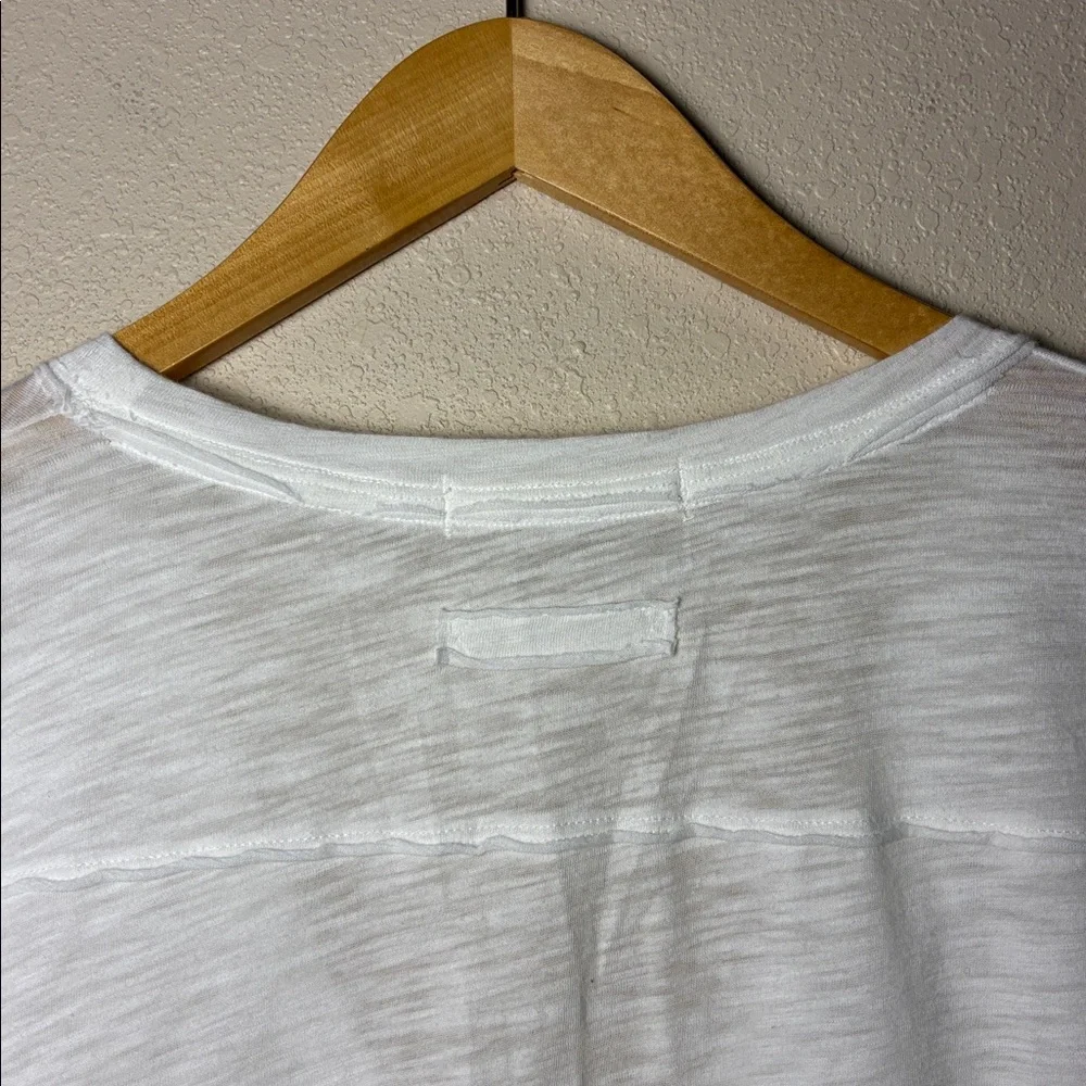 FREE PEOPLE WE THE FREE Small White Betty Long Sleeve‎ Lightweight Pocket Tunic